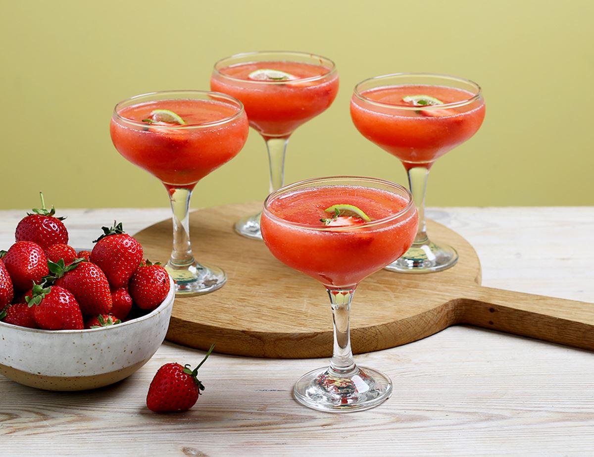 Frozen Strawberry Daiquiris