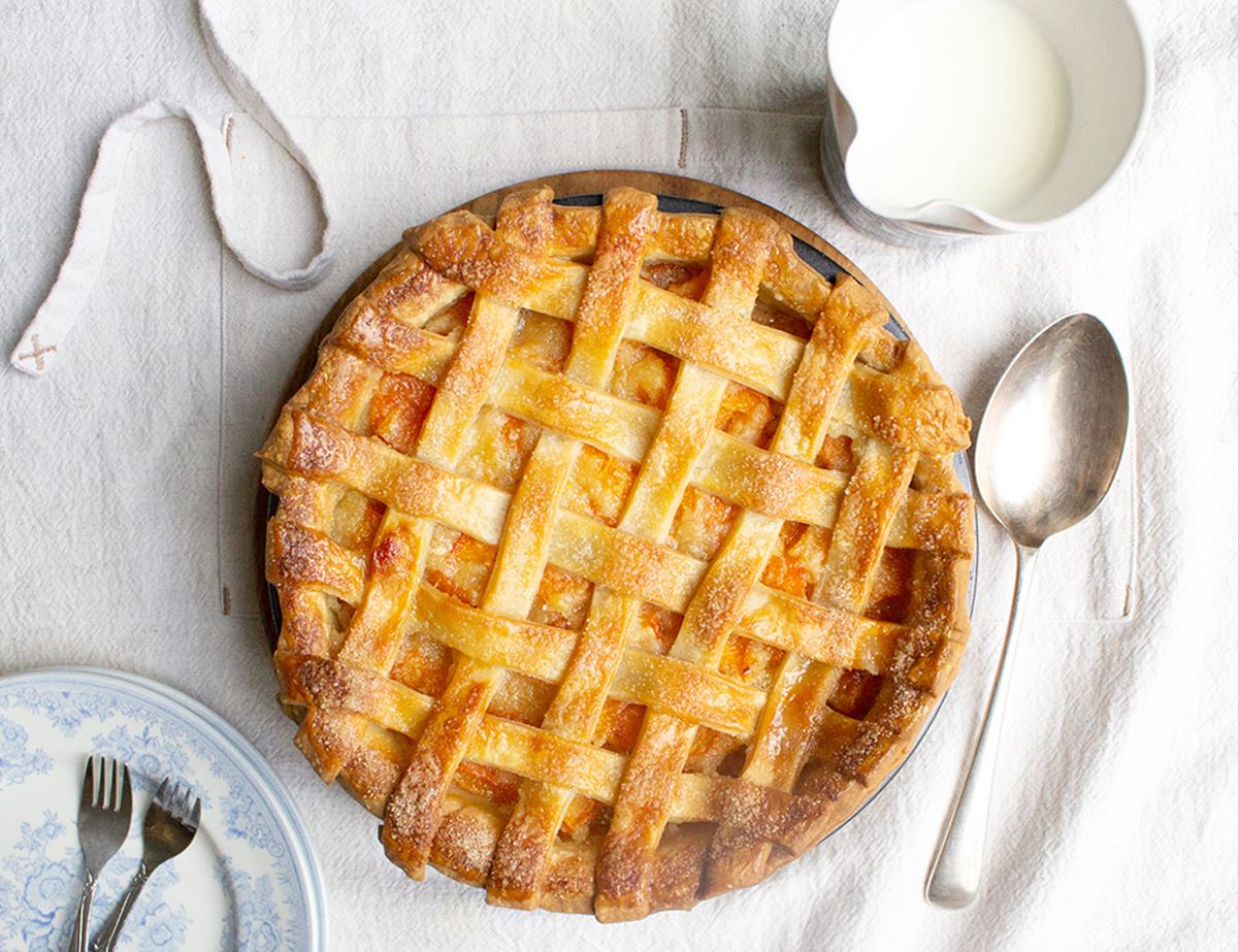 Apricot Lattice Pie