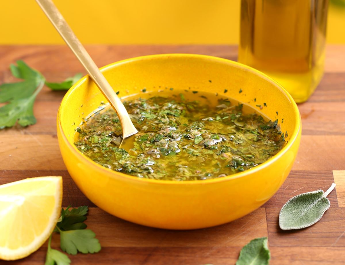 Leftover Herb Salsa Verde