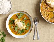 Goan Monkfish Curry & Rice