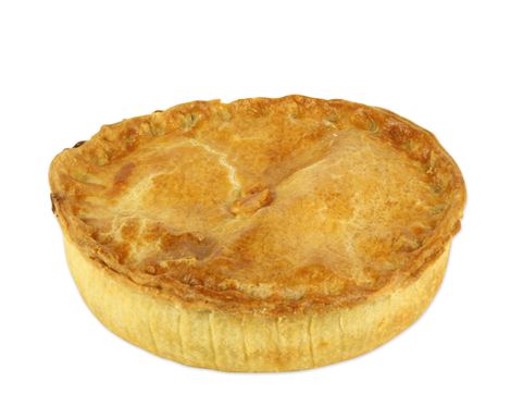 Family Turkey, Bacon & Stuffing Pie, Abel & Cole (600g)