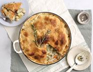 Chunky Veggie & Butter Bean Pot Pie