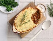 Shepherdess Pie with Potato & Parsnip Mash