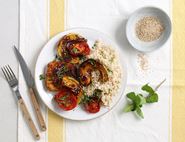 Ginger & Maple Roasted Squash with Brown Basmati Rice