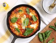 Tomato, Mozzarella & Basil Gnocchi Gratin