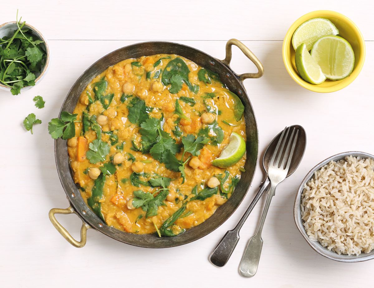 Carrot, Chickpea, Lentil & Coconut Curry