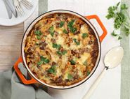 One Pan Lentil & Mushroom Lasagne