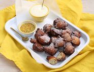 Quick Yogurt Doughnuts with Passion Fruit