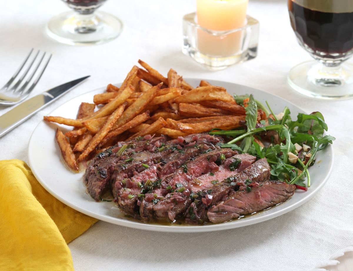 Fillet Steaks with Red Wine & Shallot Butter