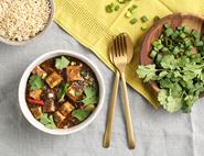 Miso Mushroom & Tofu Stir-Fry