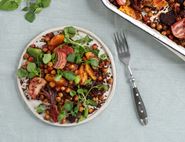 Honey Roast Beetroot, Blood Orange & Chickpea Salad