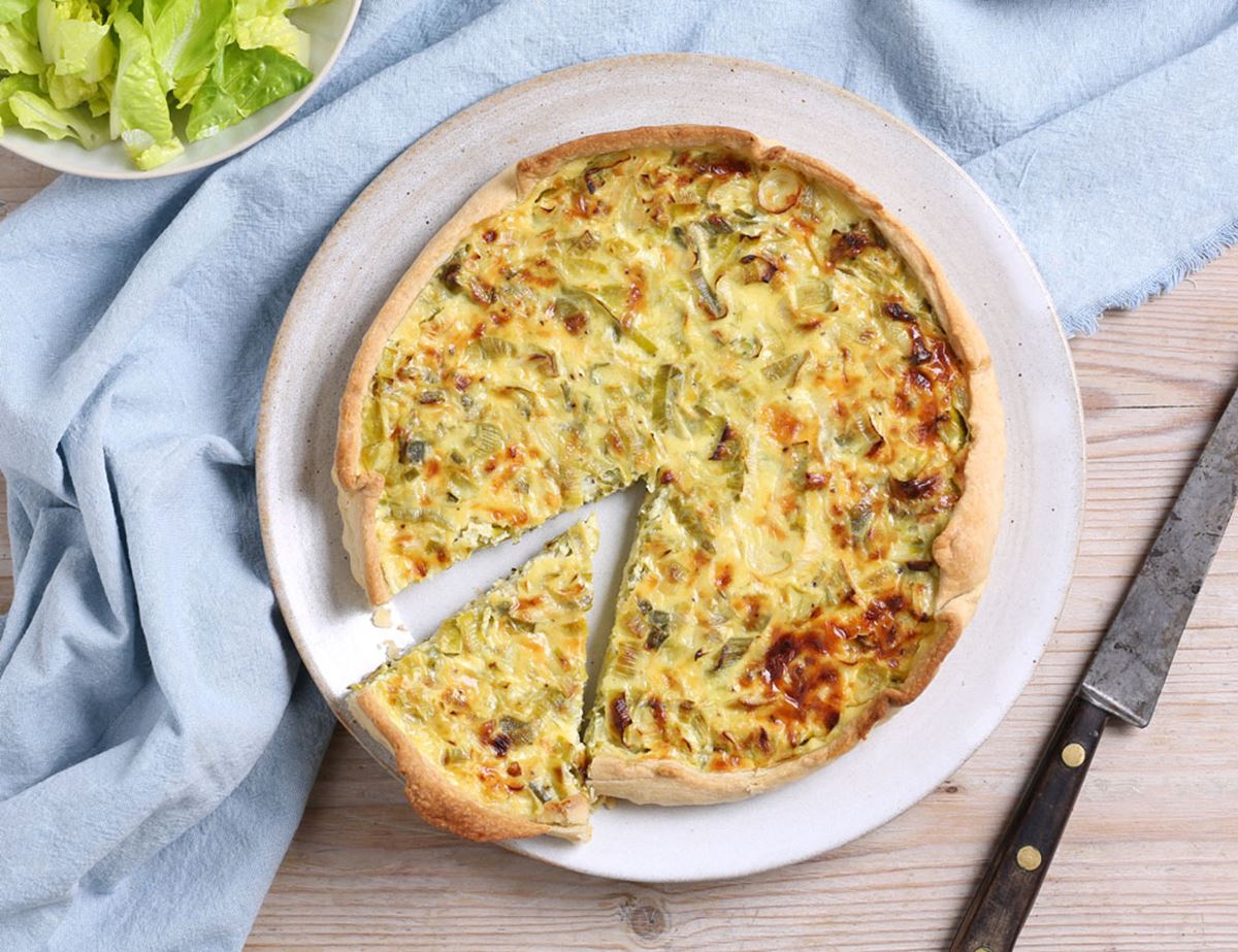 Cheddar, Leek & Mustard Tart