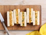 Coronation Chickpea Finger Sandwiches