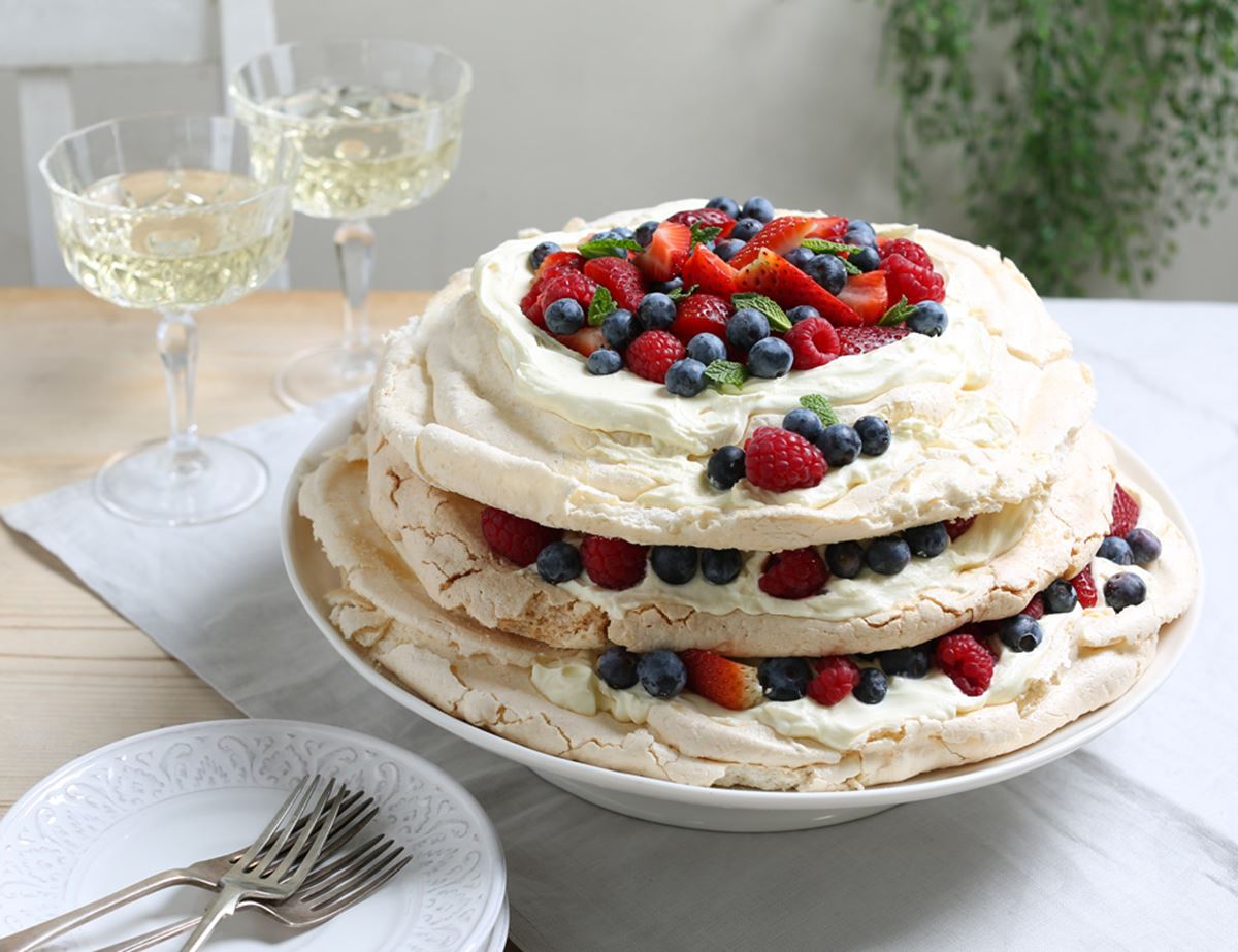 Red, White & Blue Pavlova