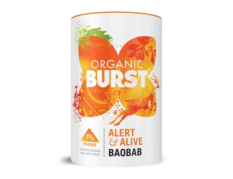 Baobab, Natural Fruit Powder, Organic Burst (70g)