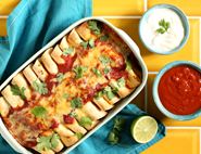 Beef & Black Bean Enchiladas