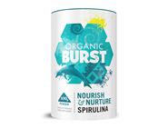 Spirulina Powder, Organic Burst (100g)