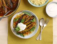 Persian-Style Aubergine, Lentil & Tomato Stew