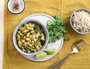 Asparagus, Coconut & Chickpea Curry