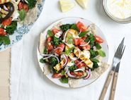 Quick Halloumi & Tenderstem® Fetteh