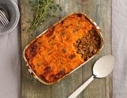 Veggie Cottage Pie with Sweet Potato Mash