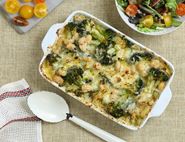 Cheddar, Broccoli & Butter Bean Gratin