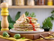 Brussels Sprout & Halloumi Quesadillas