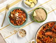 Chickpea, Apricot & Almond Tagine with Couscous