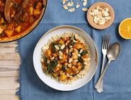 Celeriac & Chickpea Tagine with Couscous