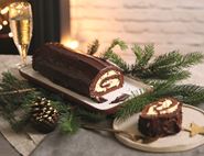 Chocolate & Clementine Yule Log