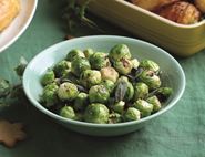 Brussels Sprouts with Lemon, Sage & Garlic 