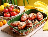 Puttanesca Roast Hasselback Tomatoes