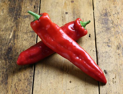 Red Pointed Peppers, Organic (2 pieces)