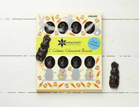 Dark Chocolate Cheeky Bunnies, Organic, Montezuma's Chocolates (90g)