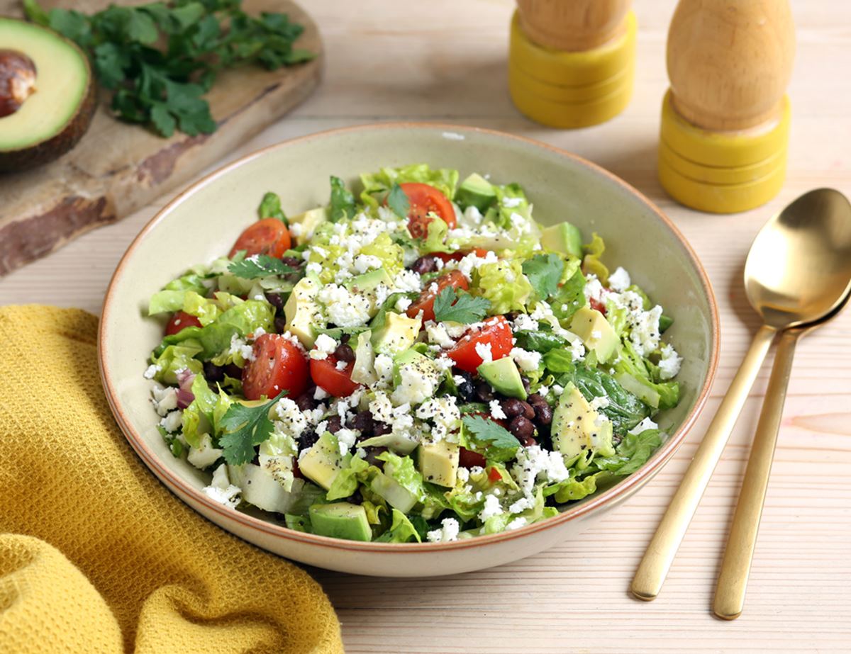 Avocado & Black Bean Chopped Salad