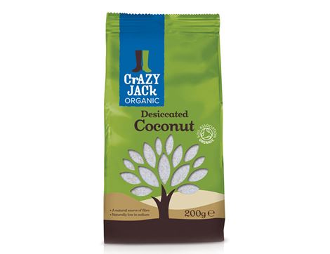 Desiccated Coconut, Crazy Jack (200g)