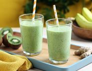 Kiwi, Ginger & Banana Smoothie