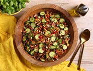 Crispy Rice Salad with Cucumber & Cashews