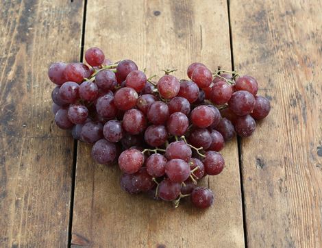 red grapes organic