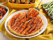 Caramelised Carrot & Goat's Cheese Tarte Tatin