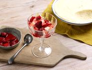 Roast Strawberry & White Chocolate Mousse
