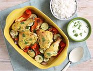 One Pan Tandoori Chicken Tray Bake