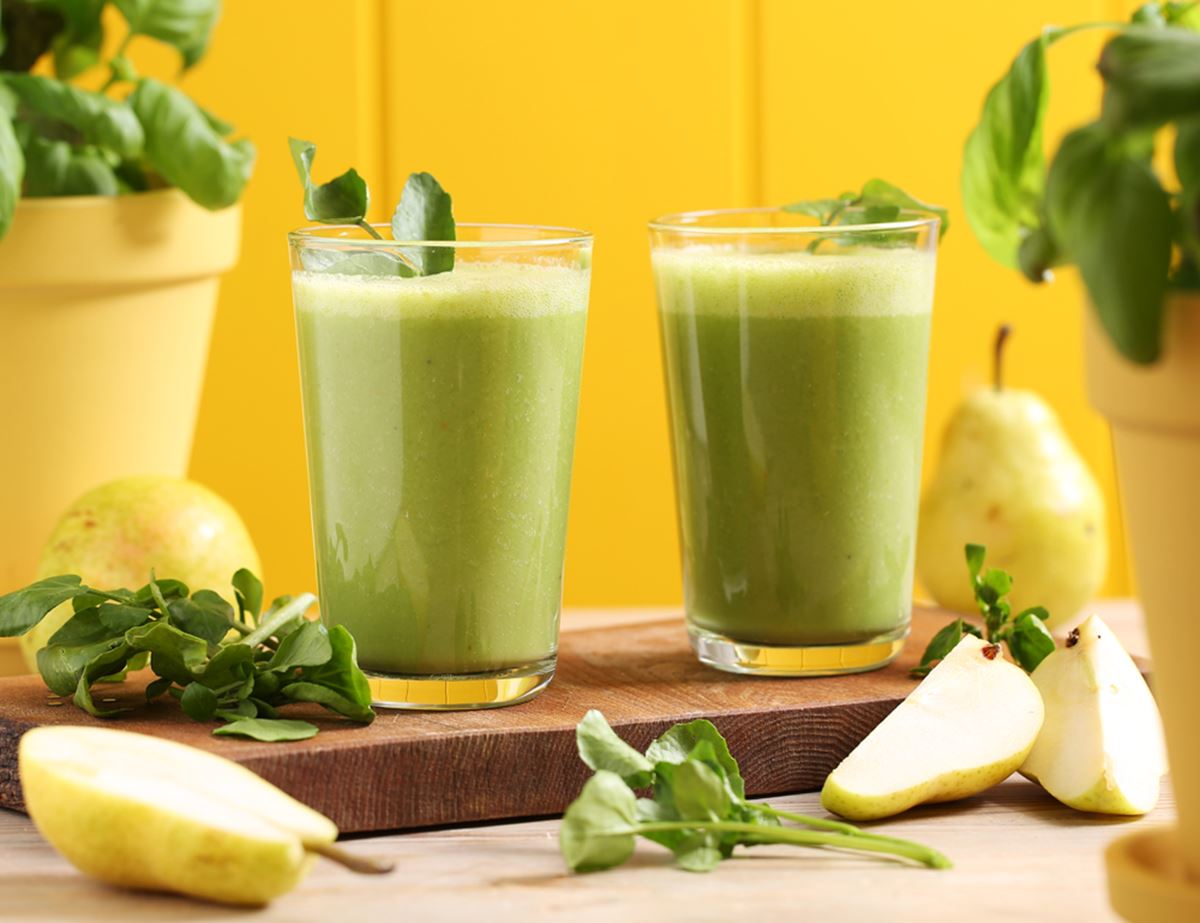 Watercress, Pear & Ginger Smoothie