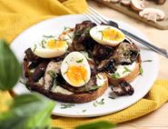 Creamy Miso Mushrooms On Toast