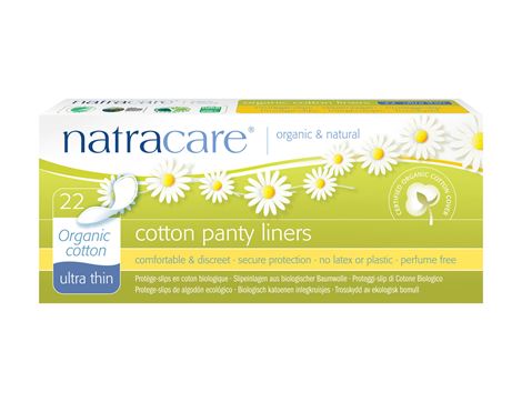 Ultra Thin Cotton Panty Liners, Natracare (22 per pack)