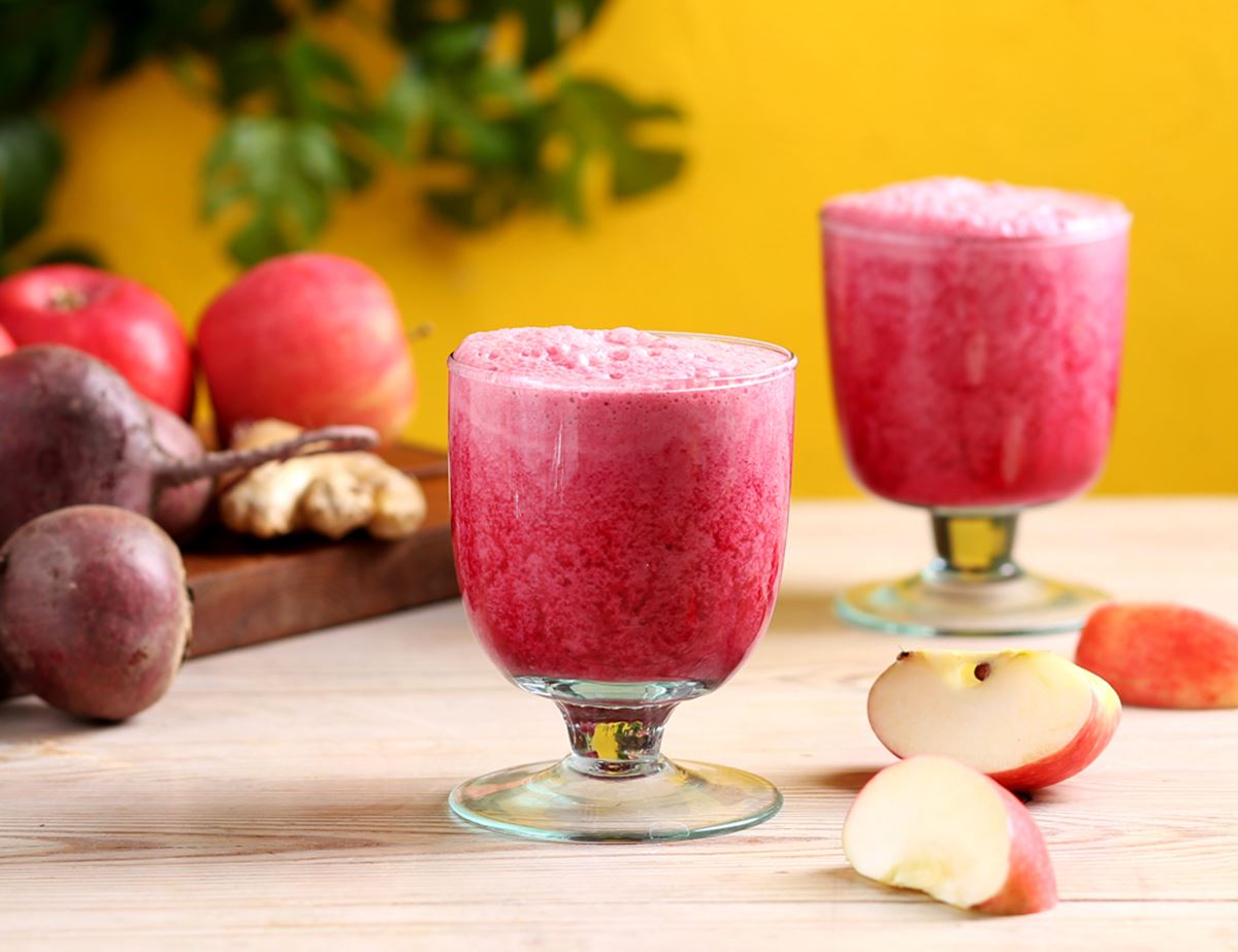 Beetroot, Apple & Ginger Swirl