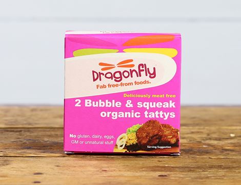 Bubble & Squeak Tattys, Organic, Dragonfly (2 x 100g)