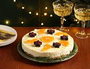 Clementine & Chocolate Christmas Cheesecake
