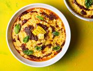 Sweetcorn Risotto with ’Nduja & Basil