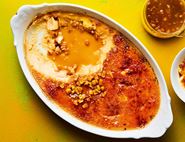 Sweetcorn Crème Brûlée with Toffee Corn